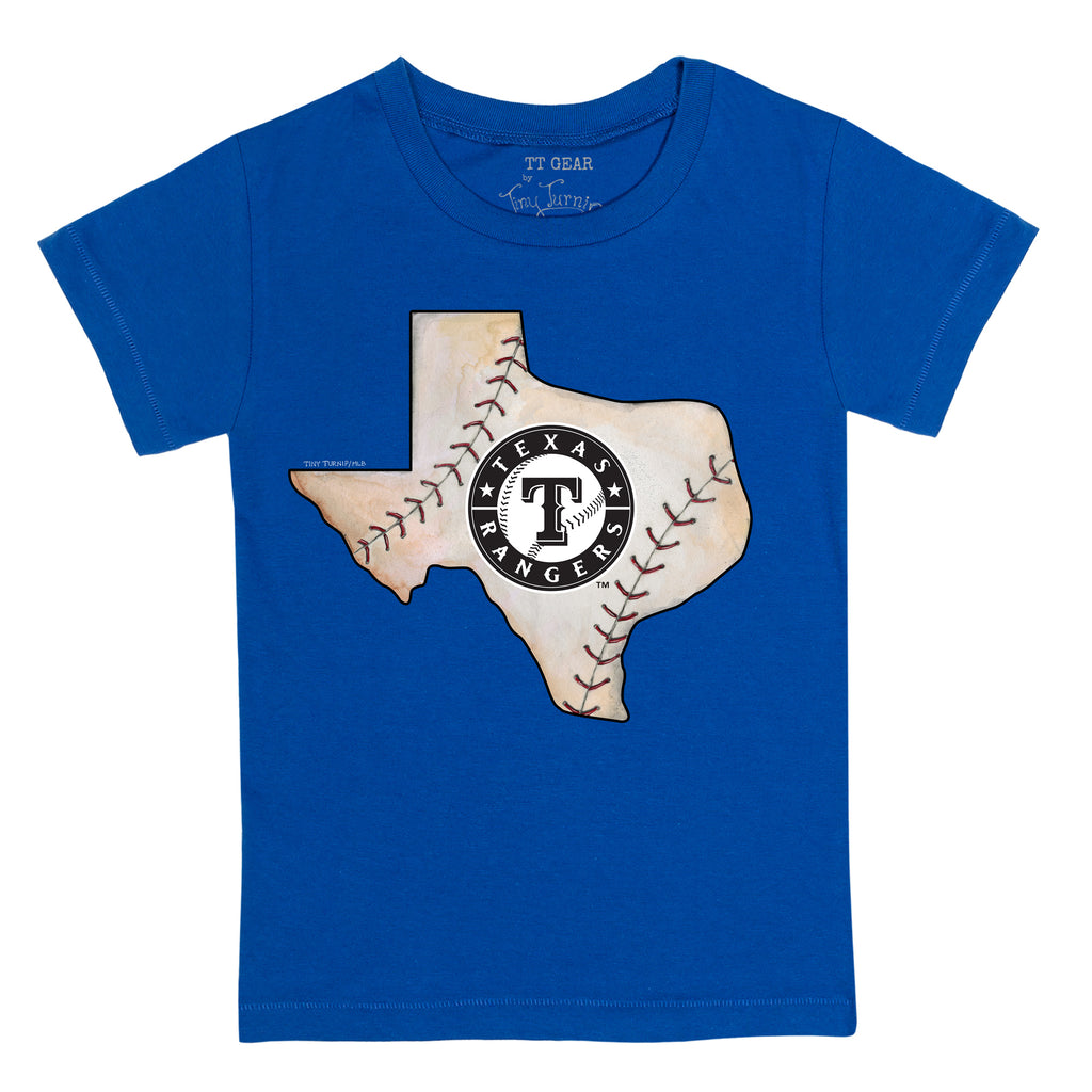 Youth Tiny Turnip White Texas Rangers Fastball T-Shirt Size: Extra Large