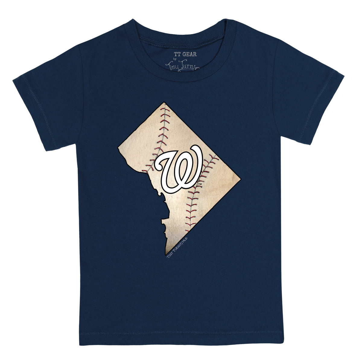 Washington Nationals State Outline Tee Shirt