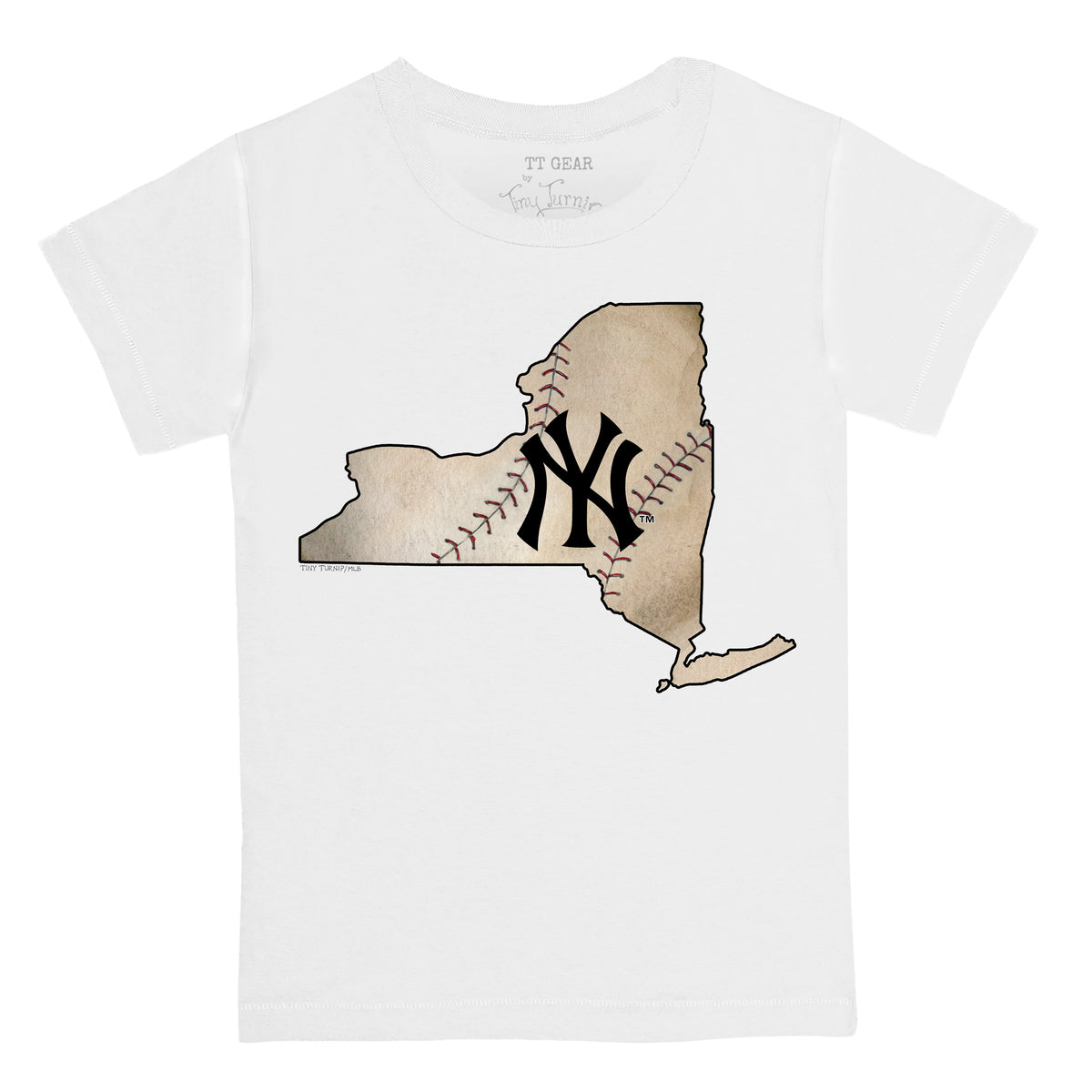 Lids New York Yankees Tiny Turnip Youth Baseball Flag T-Shirt