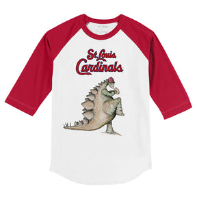 St. Louis Cardinals Stega 3/4 Red Sleeve Raglan