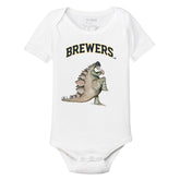 Milwaukee Brewers Stega Short Sleeve Snapper - Tiny Turnip