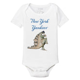 New York Yankees Stega Short Sleeve Snapper - Tiny Turnip