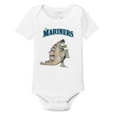 Seattle Mariners Stega Short Sleeve Snapper - Tiny Turnip