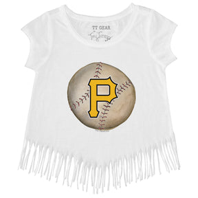 Pittsburgh Pirates Stitched Baseball Fringe Tee