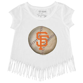 San Francisco Giants Stitched Baseball Fringe Tee