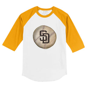 Tiny Turnip San Diego Padres Unisex White/Gold Stitched Baseball