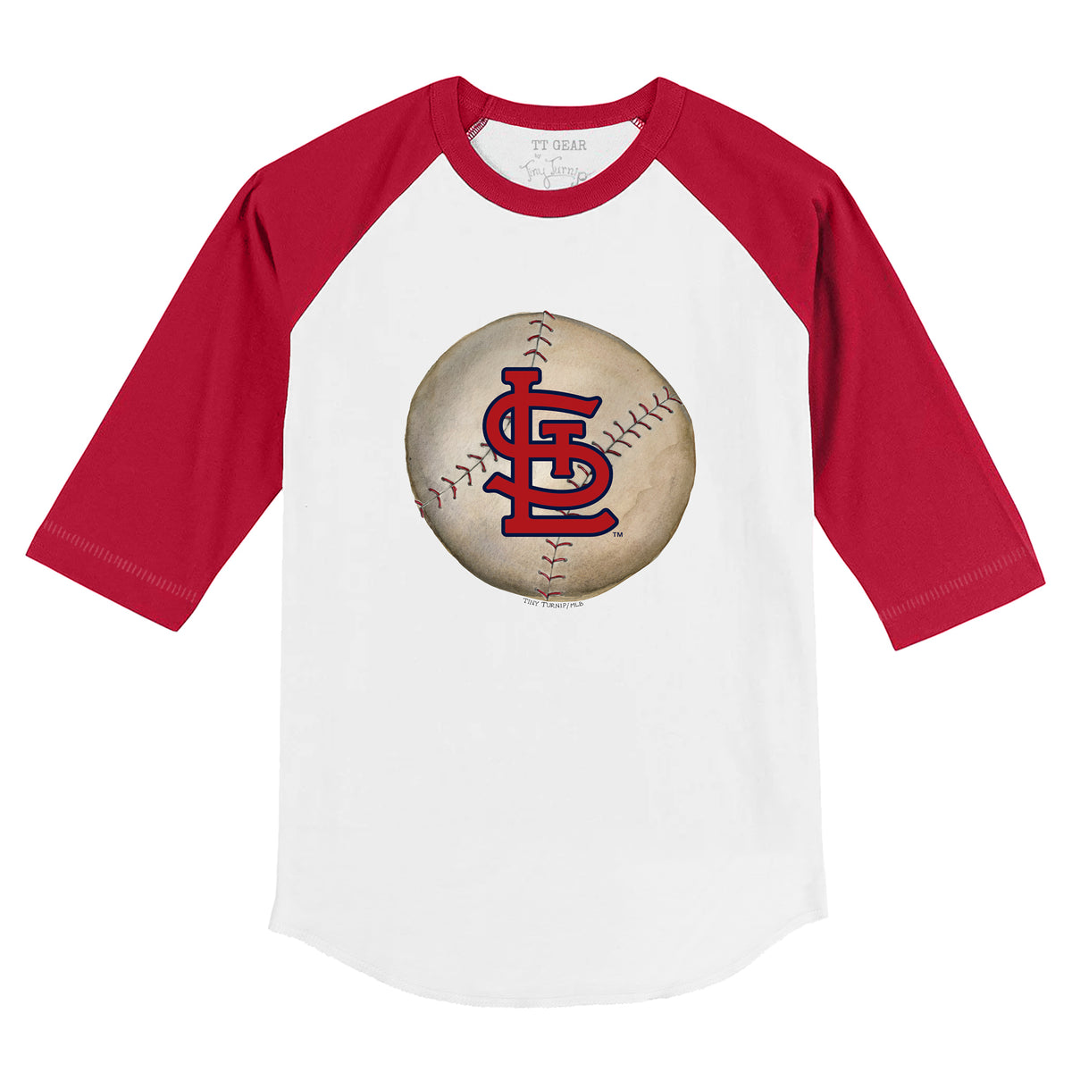 Youth Tiny Turnip Red St. Louis Cardinals Stitched Baseball T-Shirt Size: Medium