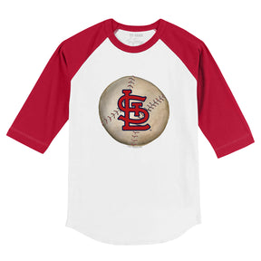 St. Louis Cardinals Stitched Baseball 3/4 Red Sleeve Raglan