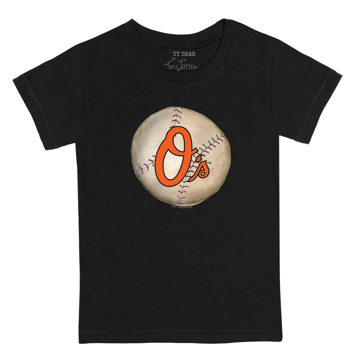 Baltimore Orioles Stitched Baseball Tee Shirt Women's XL / Black