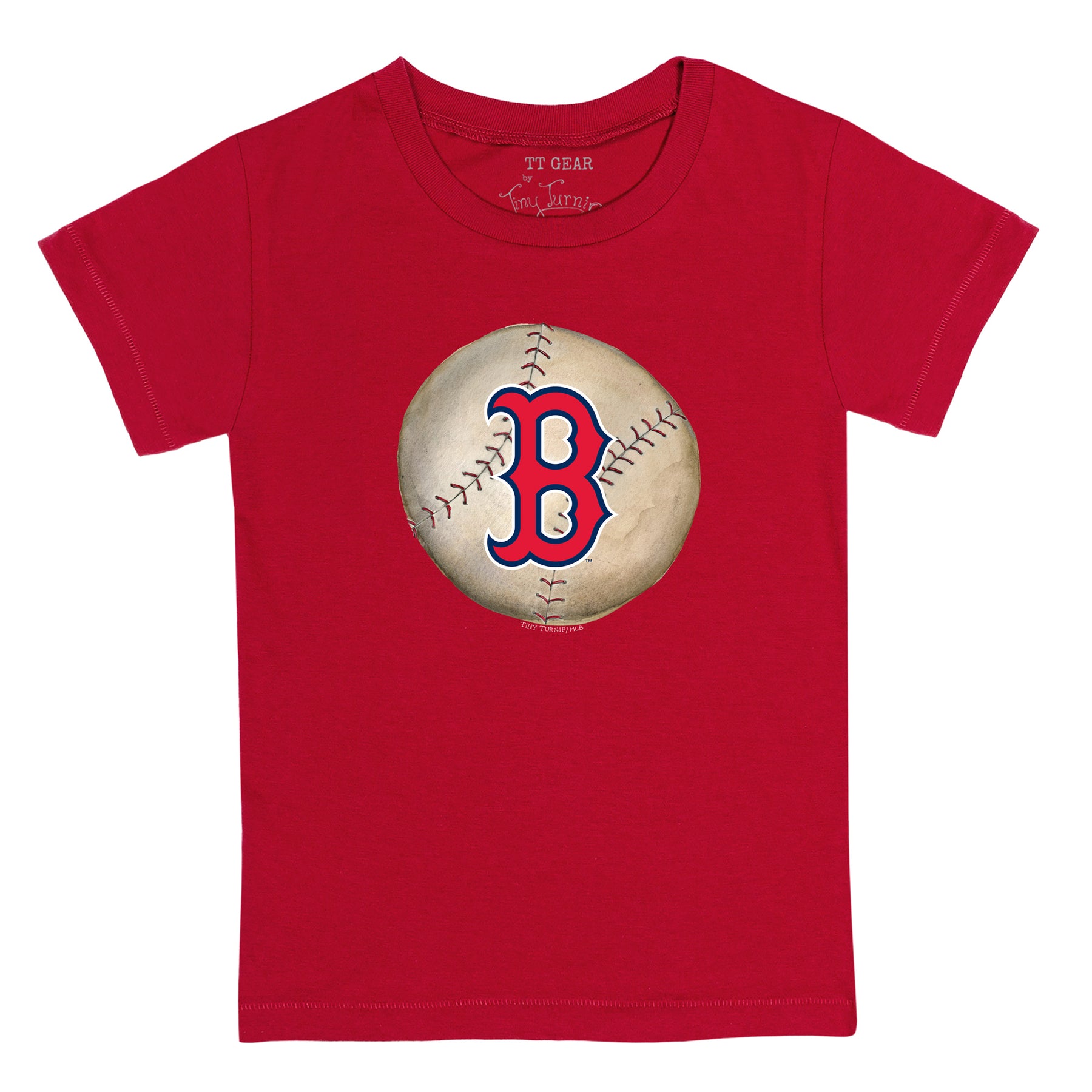 Women's Tiny Turnip White Boston Red Sox Kate The Catcher T-Shirt Size: Extra Small