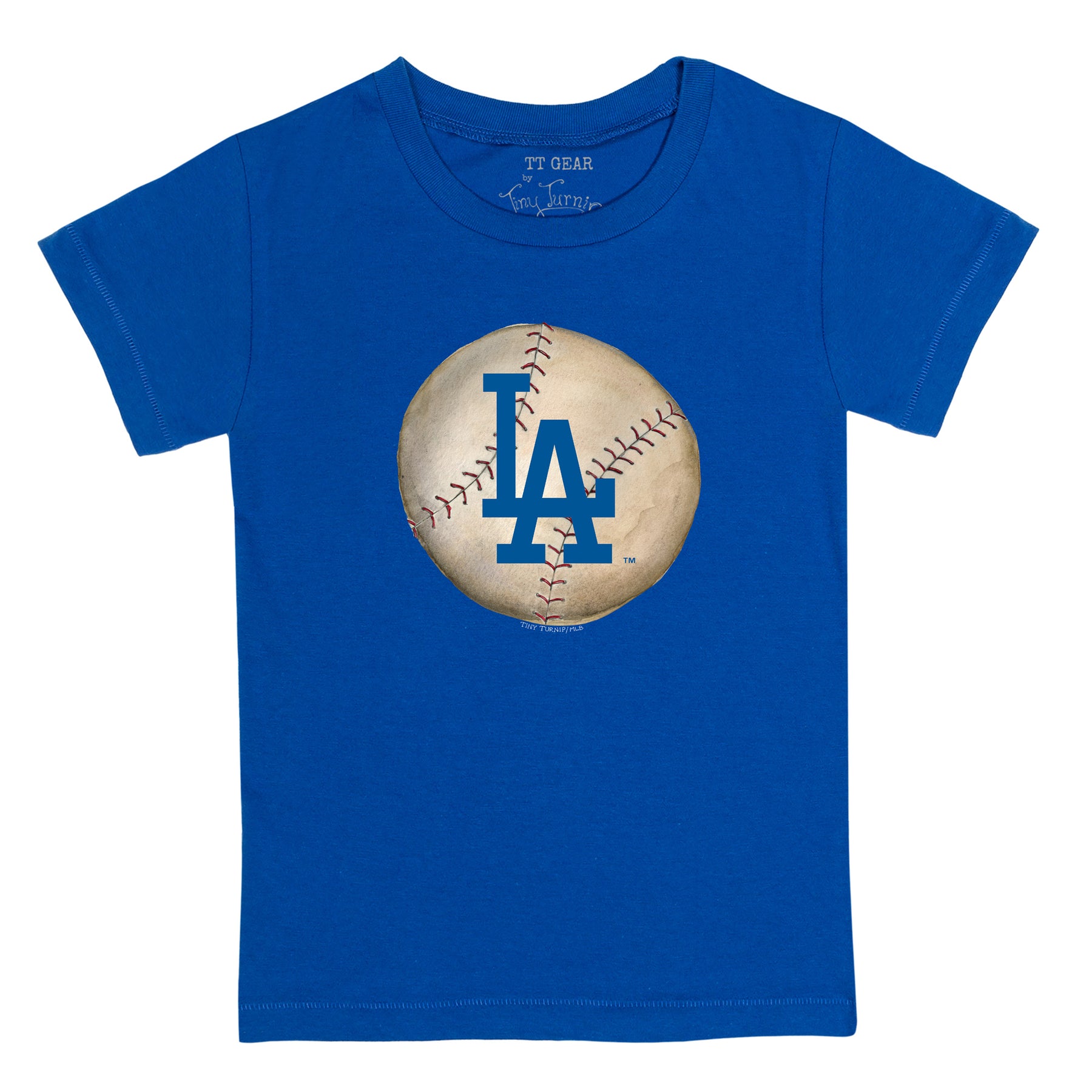 Los Angeles Dodgers Stitched Baseball Tee Shirt