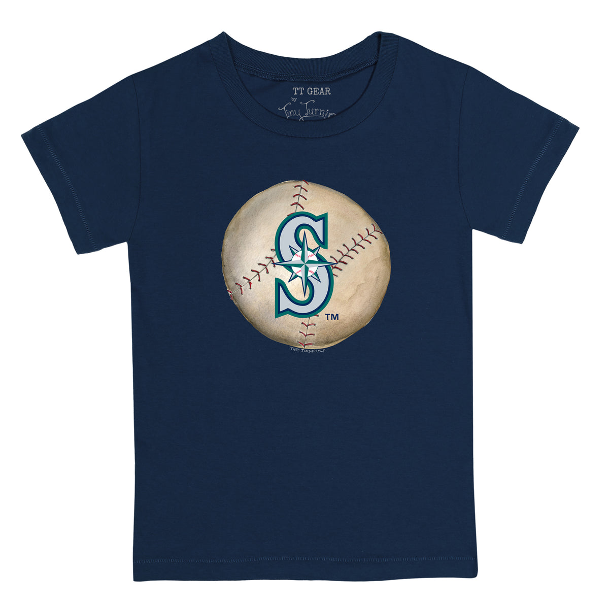 Seattle Mariners Stitched Baseball Tee Shirt