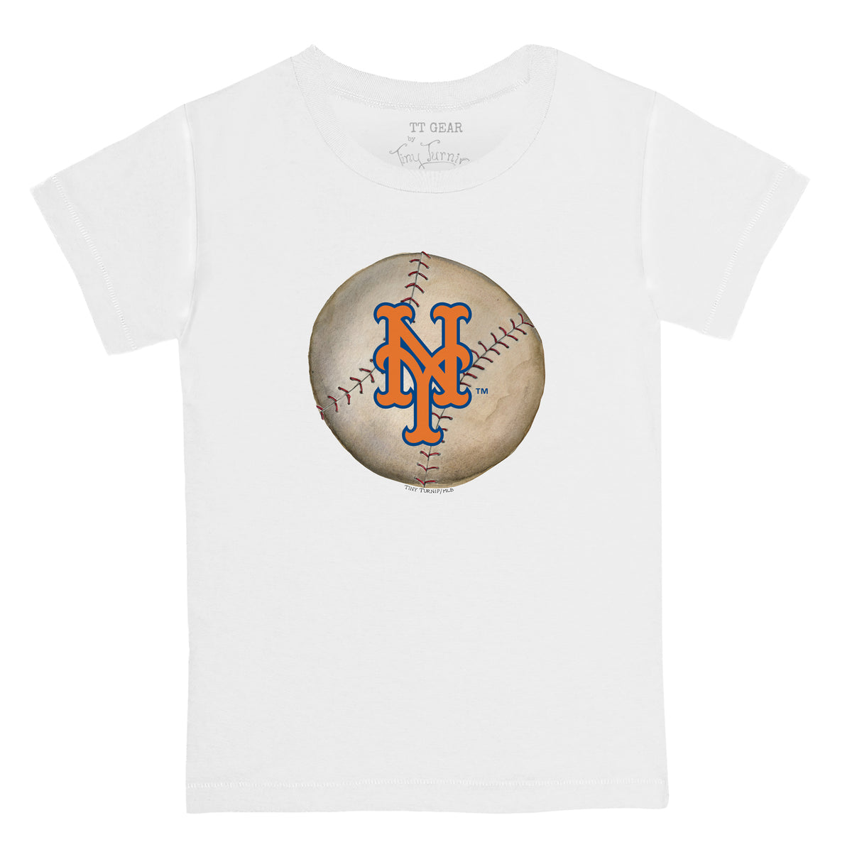 New York Mets Stitched Baseball Tee Shirt