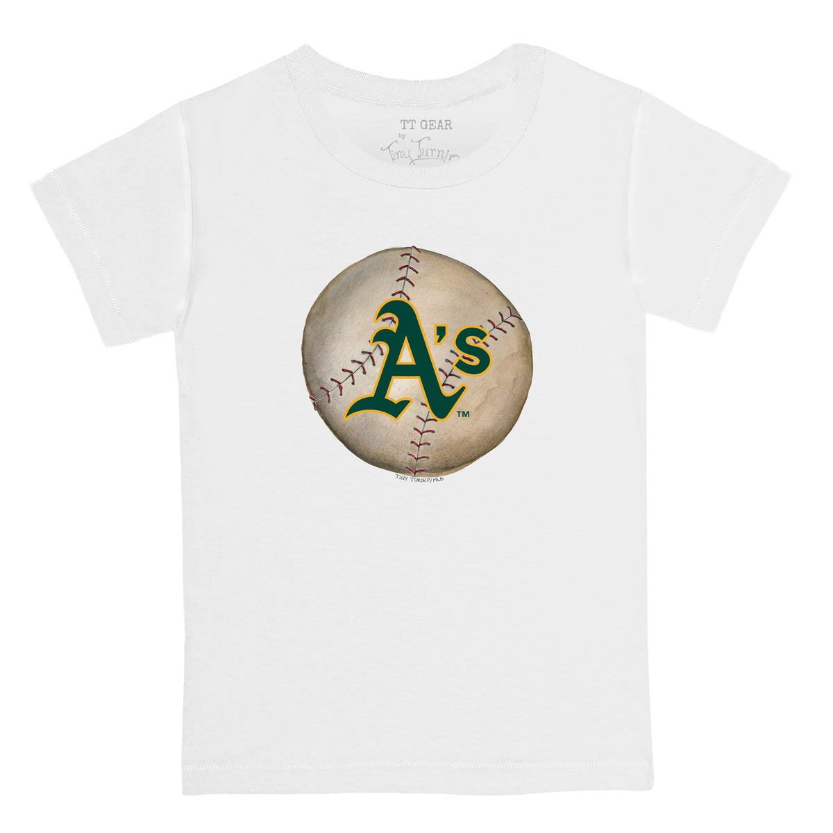 Toddler Tiny Turnip White St. Louis Cardinals Baseball Tear T-Shirt Size: 4T