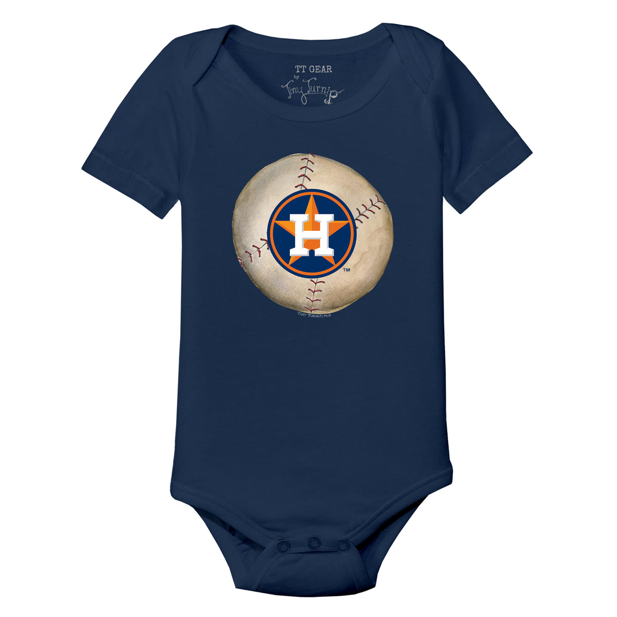 Houston Astros Stitched Baseball Short Sleeve Snapper