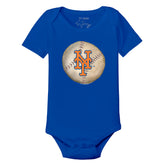 New York Mets Stitched Baseball Short Sleeve Snapper