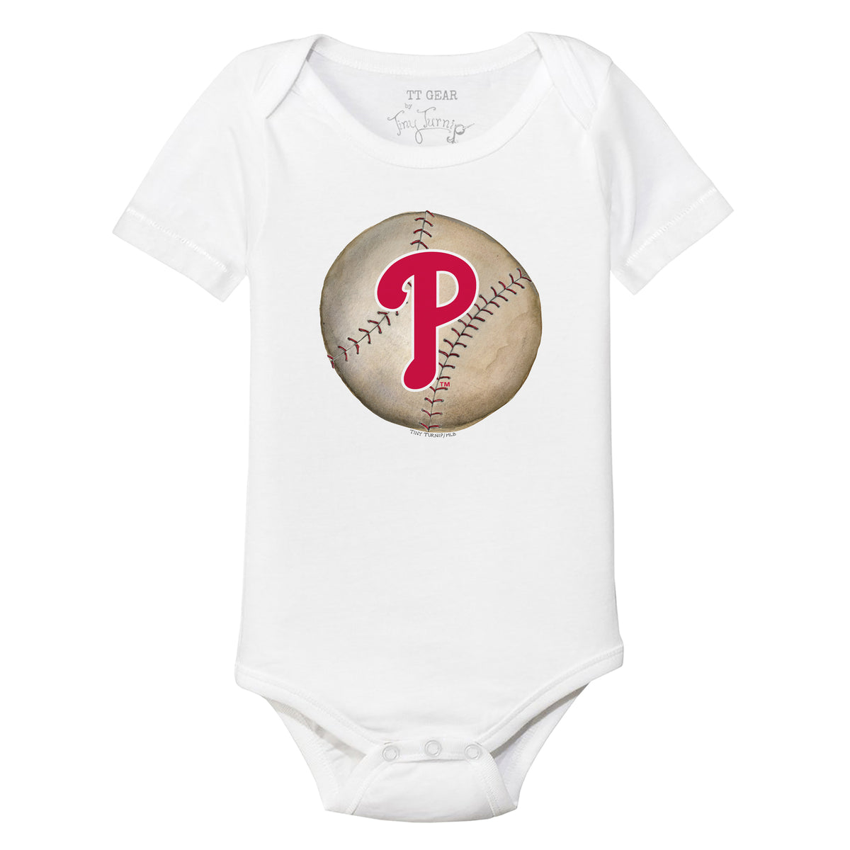 Philadelphia Phillies Stitched Baseball Short Sleeve Snapper
