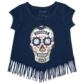 Houston Astros Sugar Skull Fringe Tee