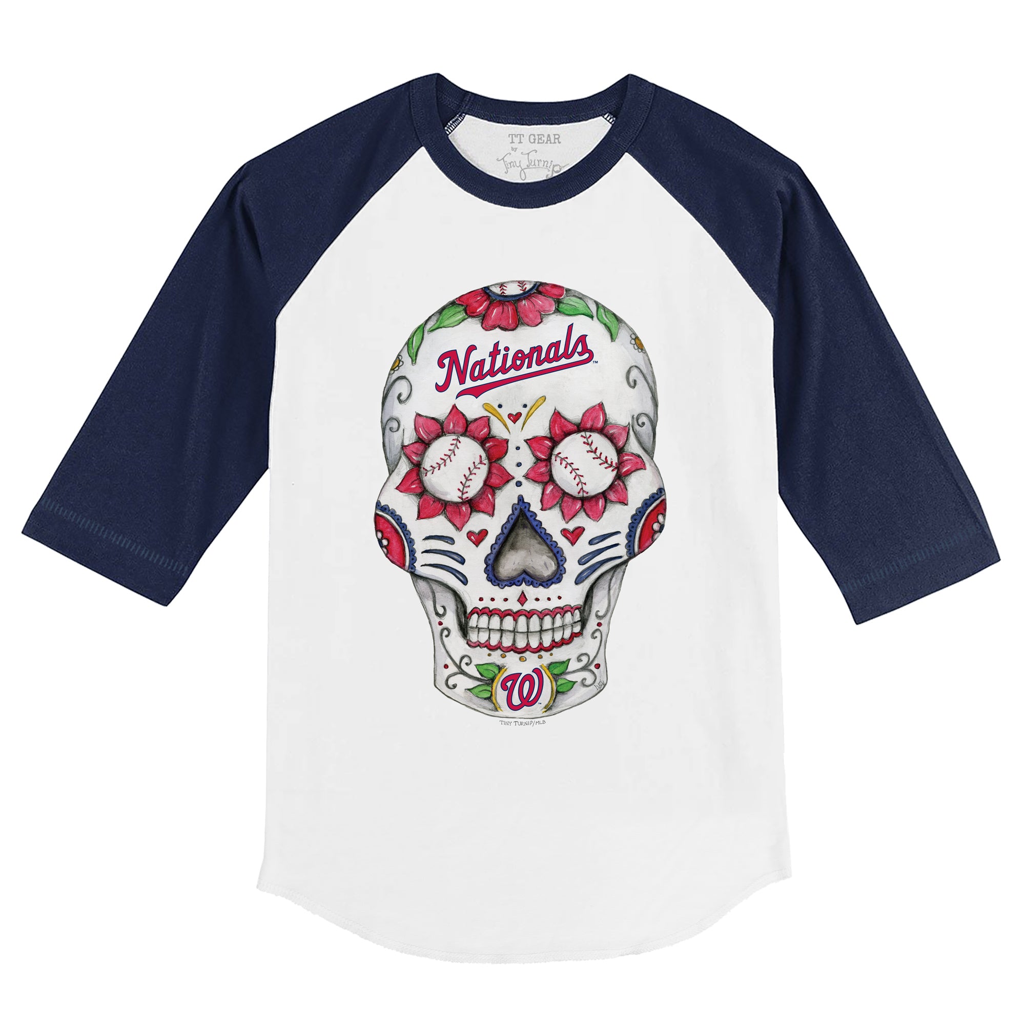 Washington Nationals Tiny Turnip Sugar Skull T-shirt