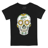 Oakland Athletics Sugar Skull Tee Shirt 3T / Black