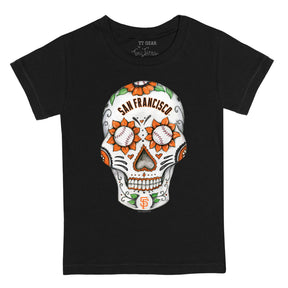 San Francisco Giants Sugar Skull Tee Shirt Youth XL (12-14) / Black