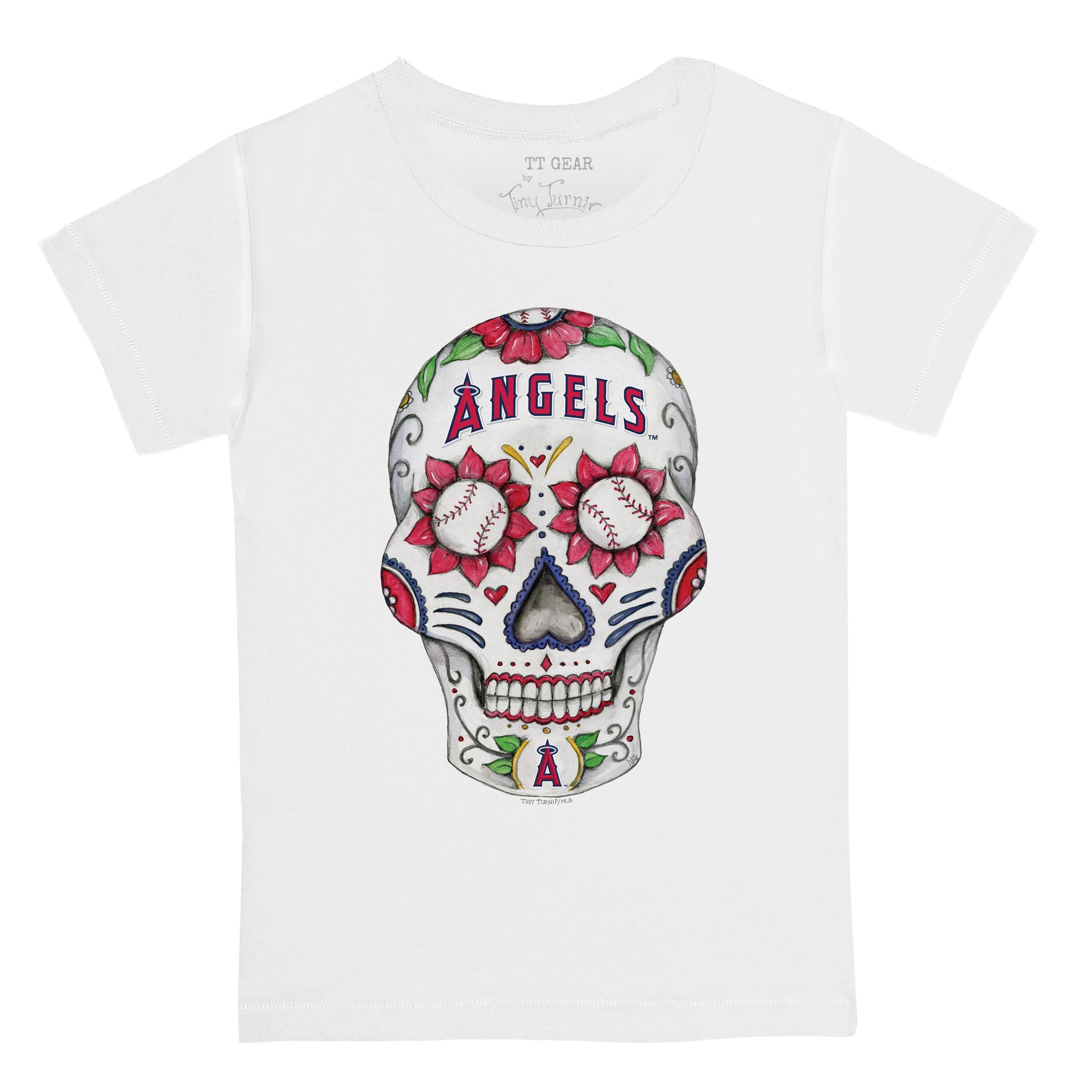 Tiny Turnip Los Angeles Angels Slugger Tee Shirt Women's 2XL / White