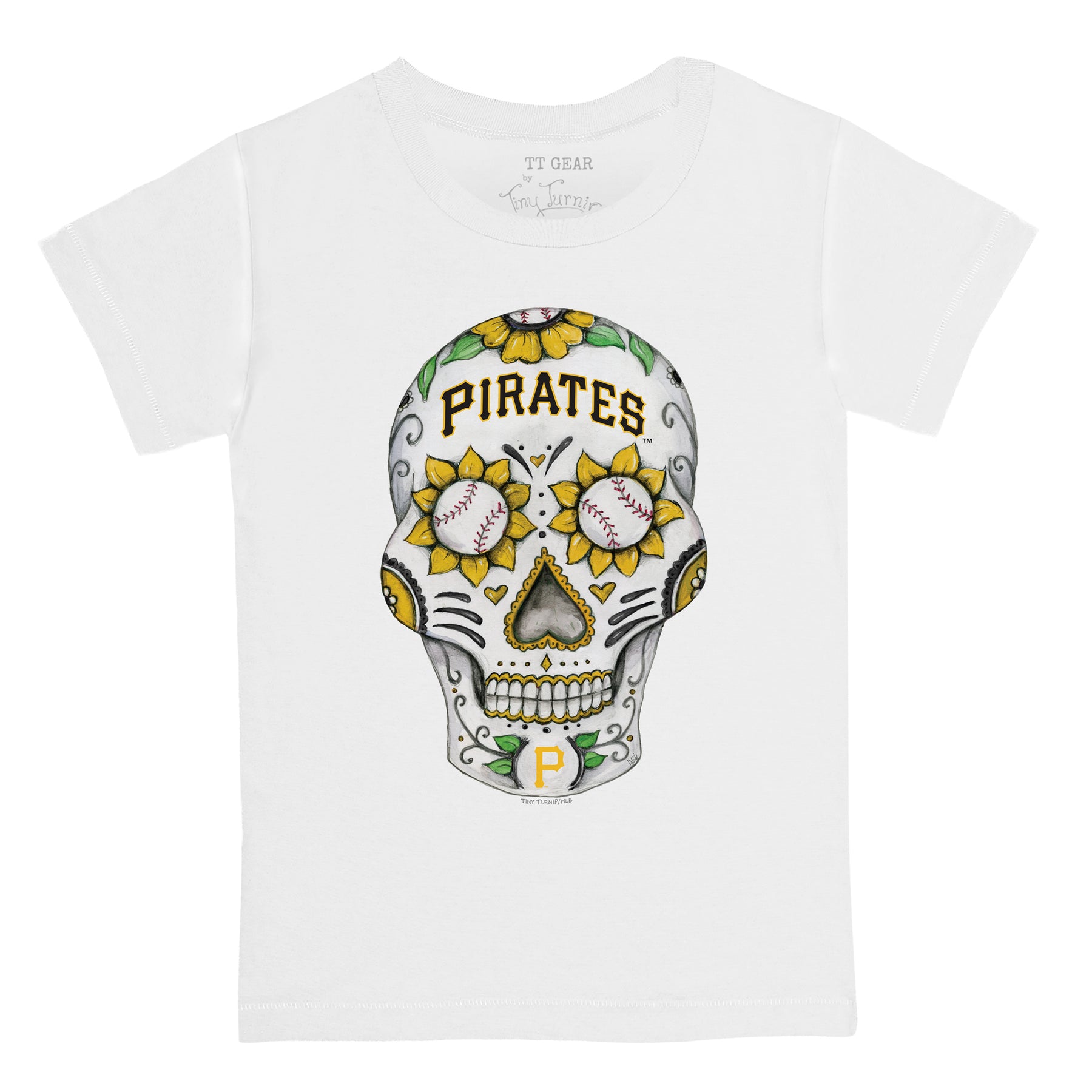 Youth Tiny Turnip White Pittsburgh Pirates James T-Shirt Size: Medium