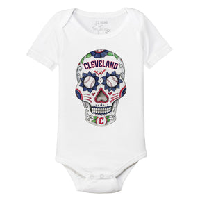 Cleveland Guardians Sugar Skull Short Sleeve Snapper