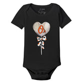 Baltimore Orioles Heart Lolly Short Sleeve Snapper