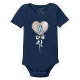 Seattle Mariners Heart Lolly Short Sleeve Snapper