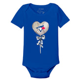 Toronto Blue Jays Heart Lolly Short Sleeve Snapper