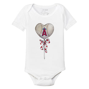 Los Angeles Angels Heart Lolly Short Sleeve Snapper