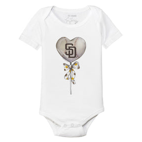 San Diego Padres Heart Lolly Short Sleeve Snapper