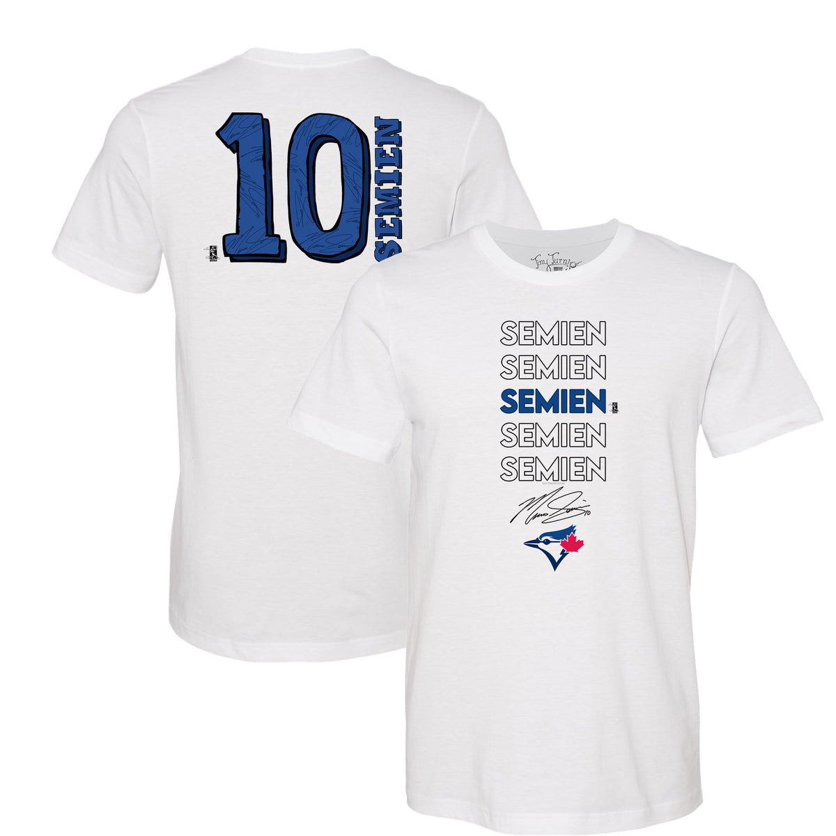 Toronto Blue Jays Marcus Semien Stacked Tee Shirt