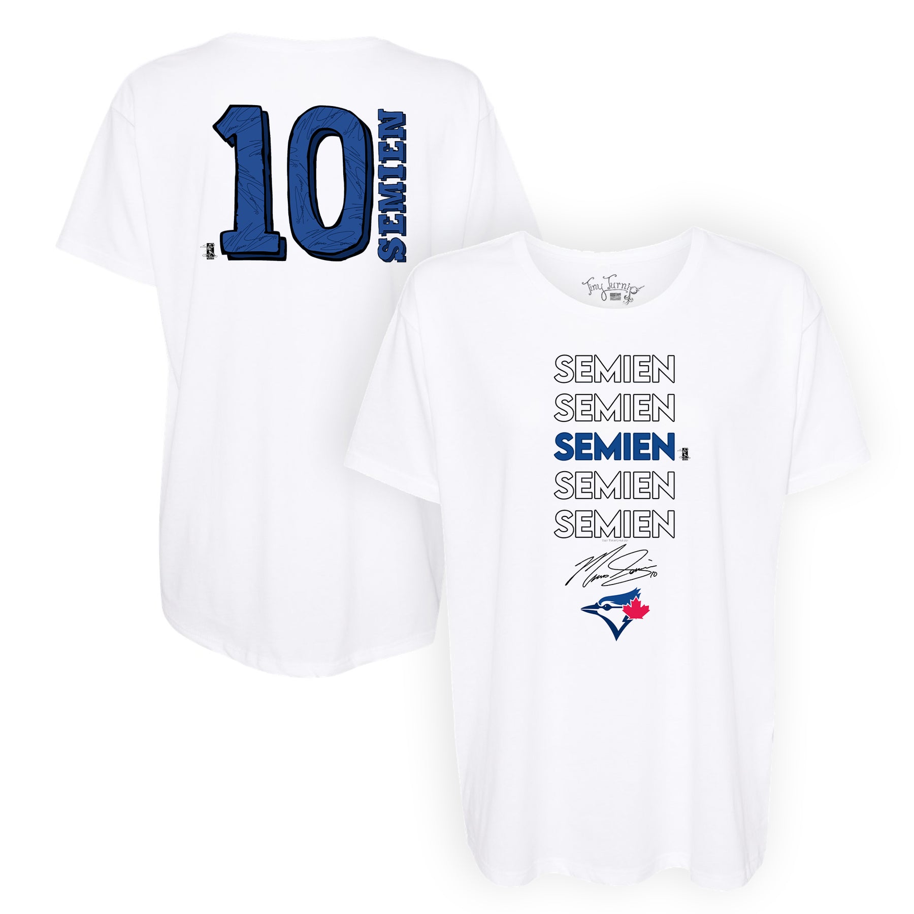 Toronto Blue Jays Marcus Semien Stacked Tee Shirt