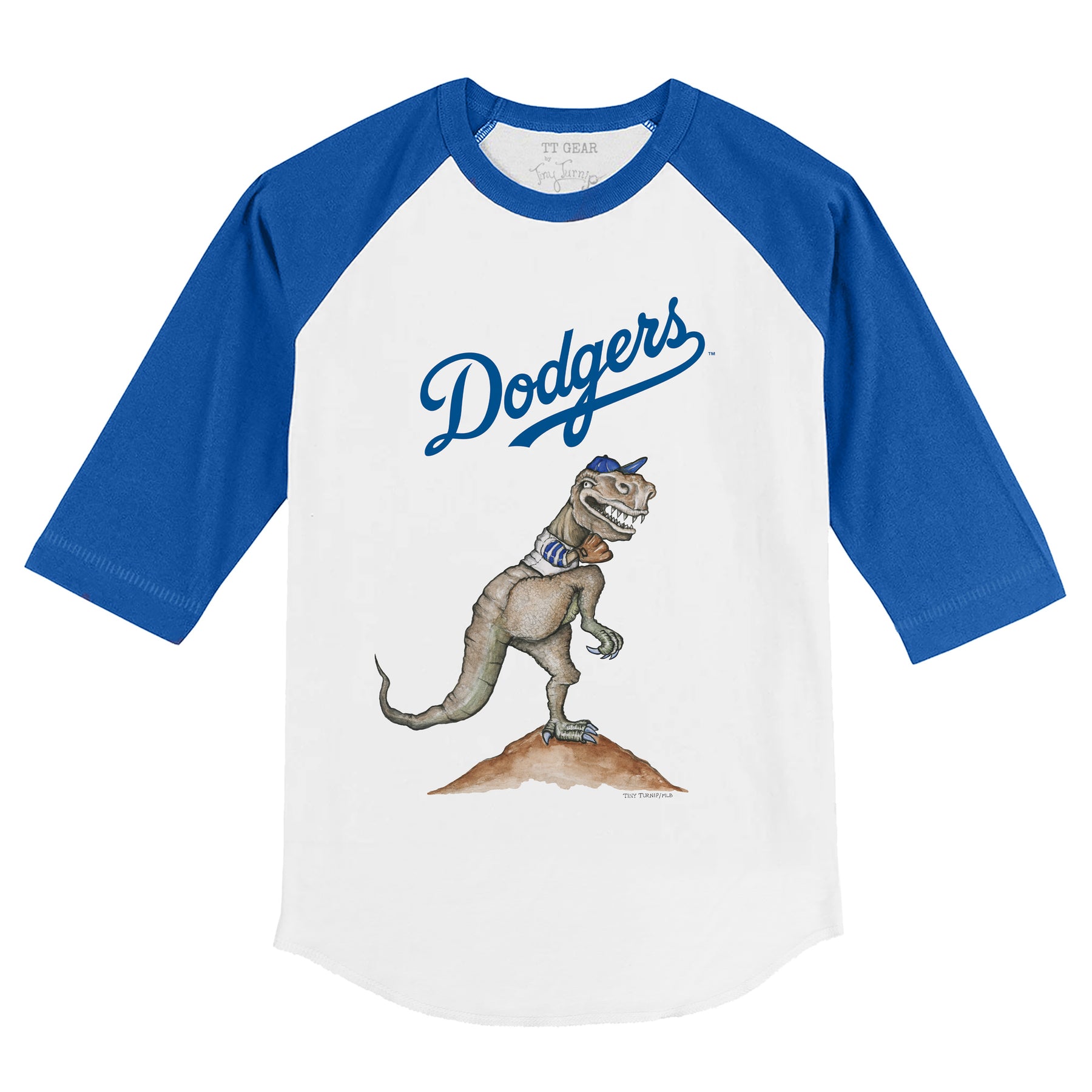 Los Angeles Dodgers TT Rex 3/4 Royal Blue Sleeve Raglan Unisex L