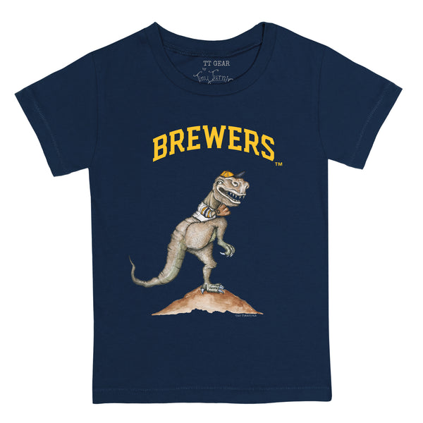 Milwaukee Brewers TT Rex Tee Shirt - Tiny Turnip