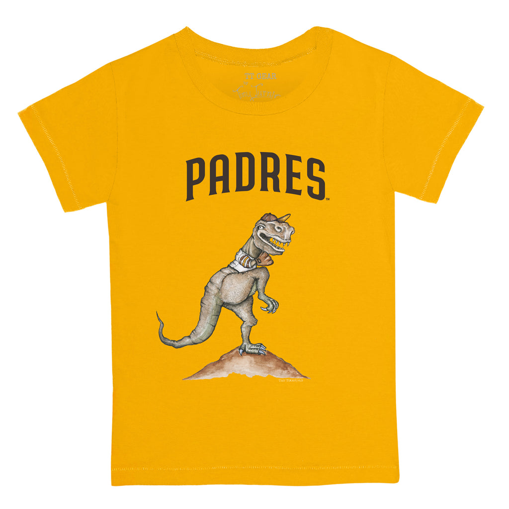 Lids San Diego Padres Tiny Turnip Toddler TT Rex T-Shirt - White