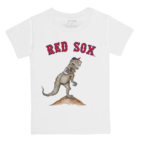Women's Tiny Turnip White Boston Red Sox Baseball Tear T-Shirt Size: Extra Large