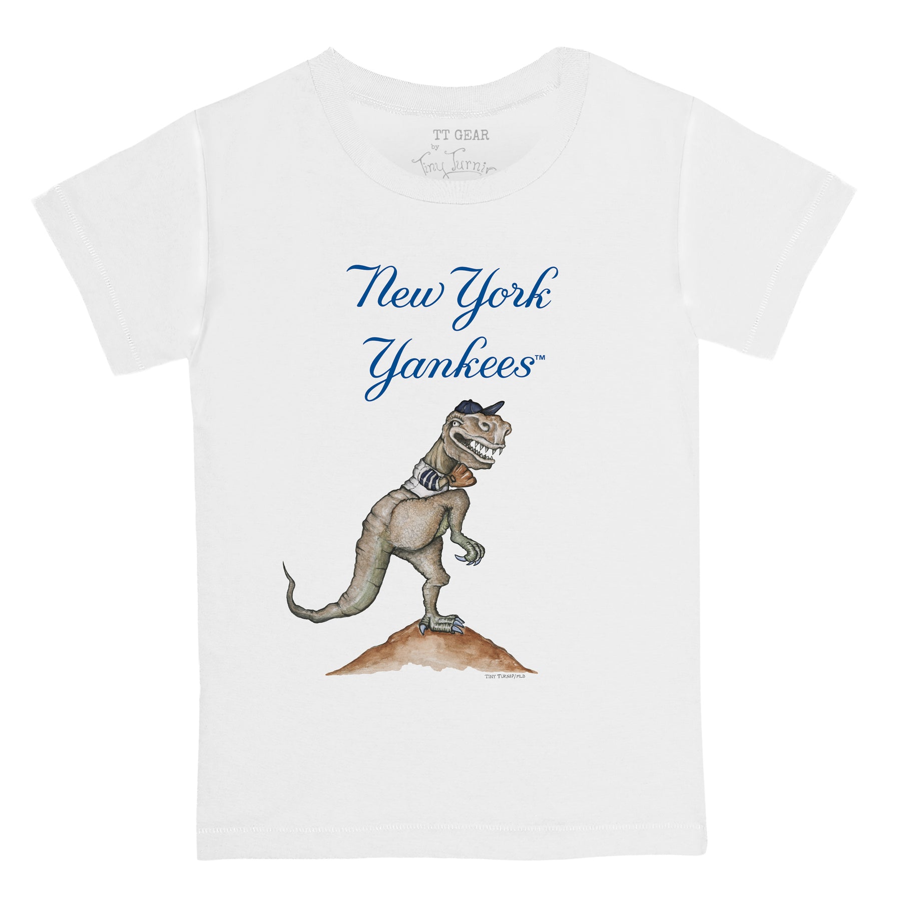 Lids New York Yankees Tiny Turnip Women's I Love Dad 3/4-Sleeve Raglan T- Shirt - White/Navy