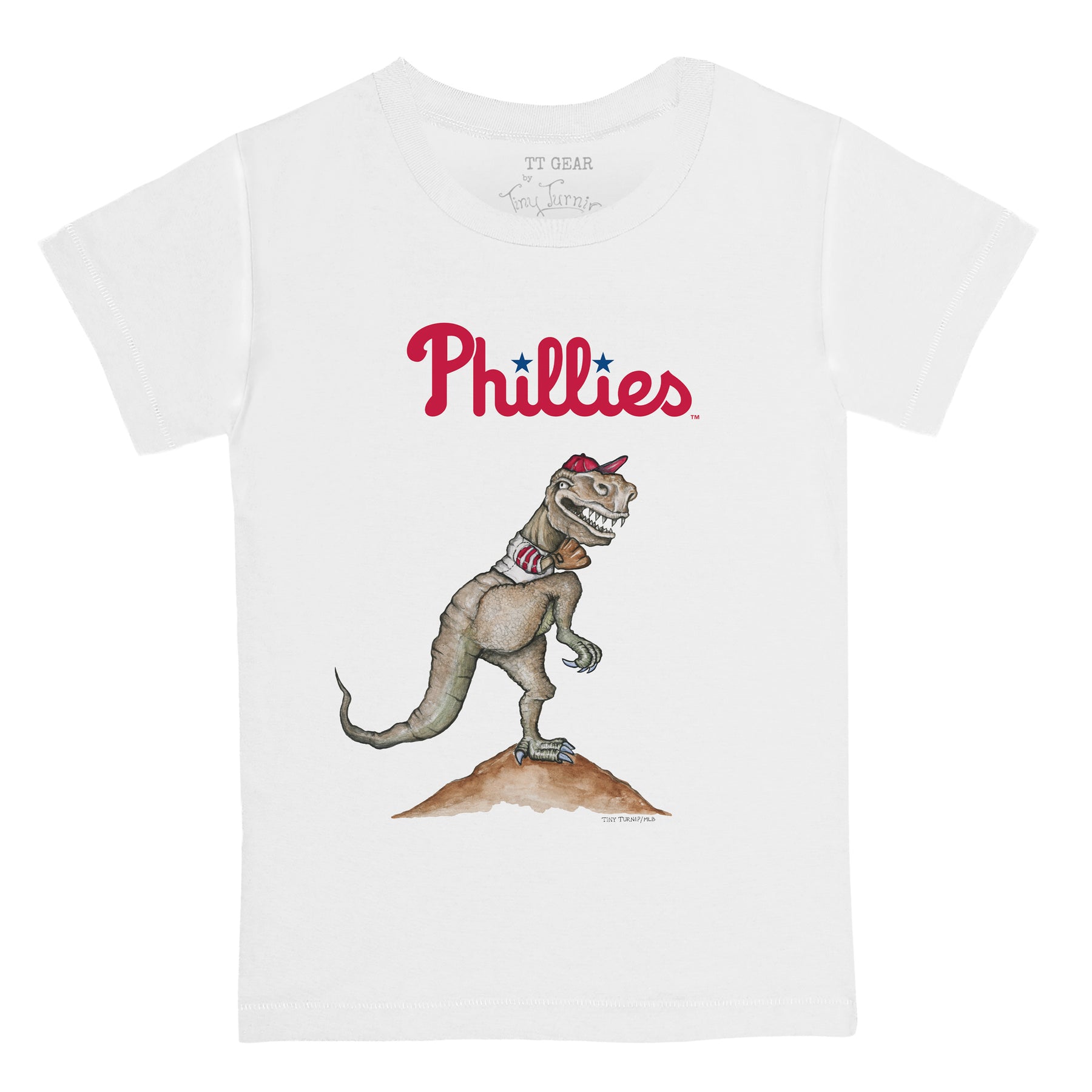 Youth Tiny Turnip White Philadelphia Phillies James T-Shirt Size: Medium