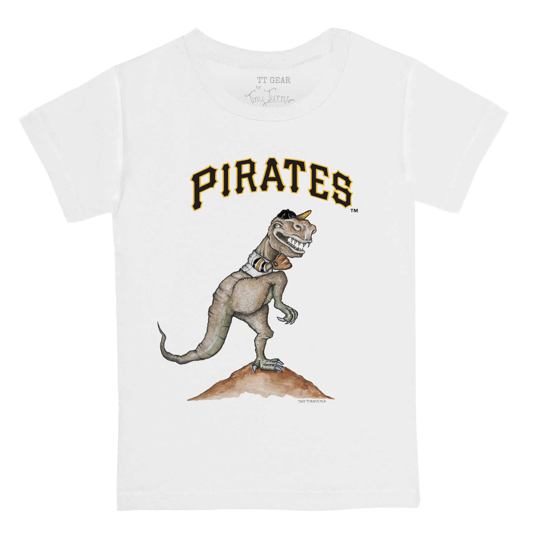 Youth Tiny Turnip White Pittsburgh Pirates Team Slugger T-Shirt Size: Small