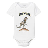 Milwaukee Brewers TT Rex Short Sleeve Snapper - Tiny Turnip