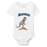 Seattle Mariners TT Rex Short Sleeve Snapper - Tiny Turnip