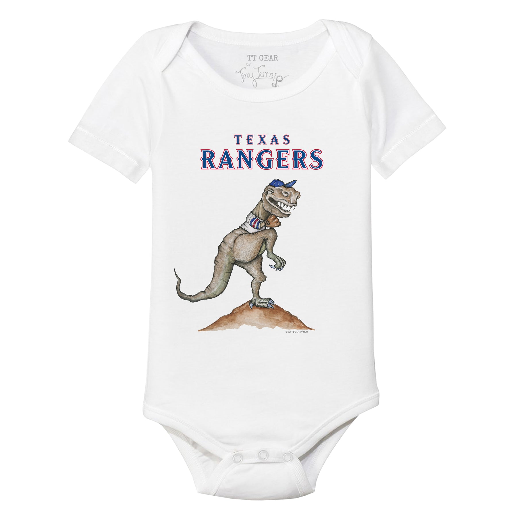 Texas Rangers TT Rex Short Sleeve Snapper