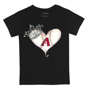 Arizona Diamondbacks Tiara Heart Tee Shirt