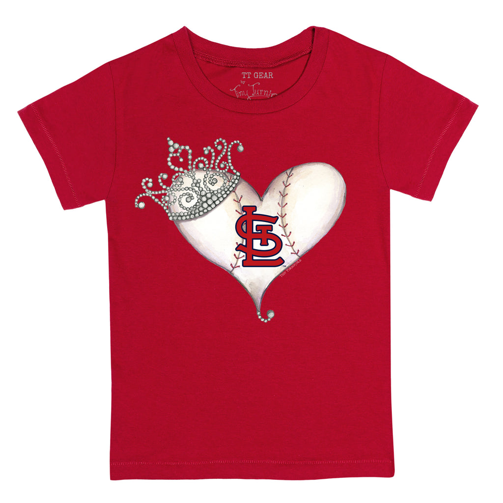 St. Louis Cardinals Tiny Turnip Youth Shark T-Shirt - Red