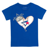 Toronto Blue Jays Tiara Heart Tee Shirt