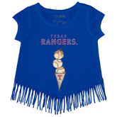 Texas Rangers Triple Scoop Fringe Tee