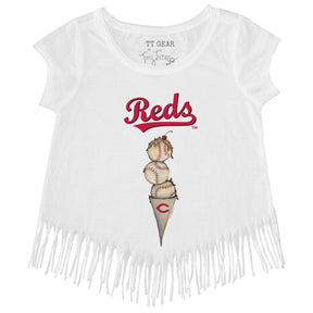 Cincinnati Reds Triple Scoop Fringe Tee